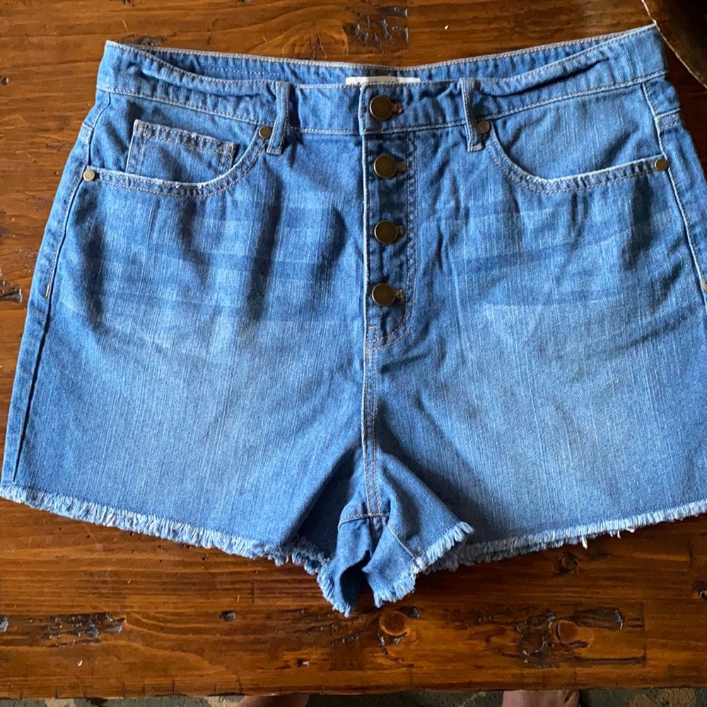 Rachel Hollis Denim Shorts Size 12